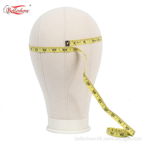 Hot sellv 21"-25" Wig Stand Hair Extension Tools canvas head canvas head mannequin canvas mannequin head